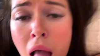 Big boob brunette masturbates on webcam