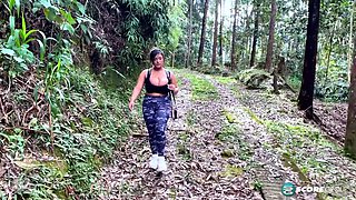 Angie Bravos Outdoor Masturbation