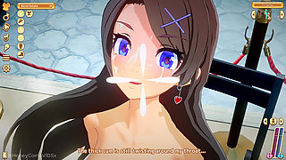 HoneyCome - Momo story part 1 - Custom Character - First meeting and oral - Uncensored