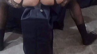 Crossdresser Fucking Dildo 04