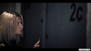 Bondage Deepthroat Cumflation - Emma Rosie