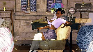 Leila loves dominating from the top in this wild magic adventure