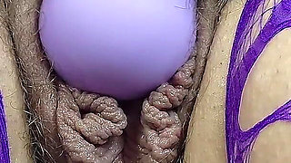 Masturbation with MILF Closeup Pussy & Object Insertion