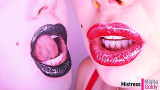 Black vs red seduction JOI