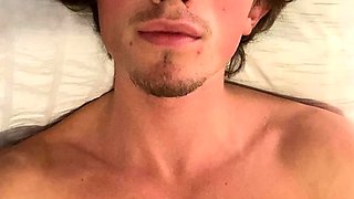 College stud jerks his cock – a compilation