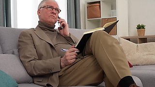 Naughty Latina slut seduces her old professor