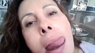 Sweet Amateur Blowjob and Cum Swallow