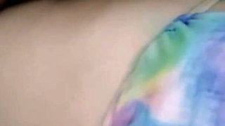 White Skin Amateur Couple - Hot Brunette with Natural Tits Gets Pounded Hard in Bikini Big Dick Pussy Fuck Close up