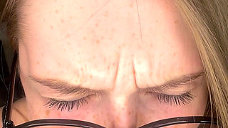 Your Teacher Flirts with You and Sucks a Dildo