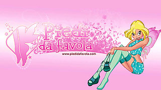 Naughty Chiara Dressed up as a College Girl Showing Her Bare Legs