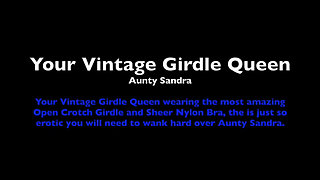 Aunty Sandra Wearing Lots of Nylon Vgq 69