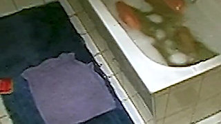 MILF Does Personal Hygiene in the Bathroom