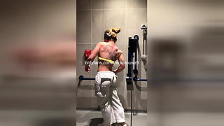 Locker Room Gangbang Leak: 18yo Slut Filled with Cum by Team
