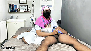 beautiful Hijab Desi Doctor moaning with pleasure amazing sex new Sex