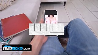 Busty Stepmom Kelly Caprice Rewards Her Quiet Stepson with Silent POV Sex Ed