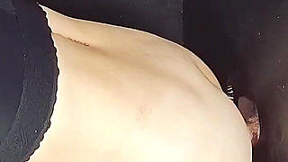 Wife Takes a Load Inside a Stranger at a Glory Hole!