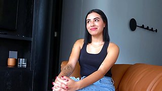 This CUTE LATINA got me horny so we banged ROUGH