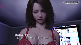 Cute 18yo Innocent Virgin Stepcousin Teen with a Perfect Body and a Big Ass Gets Horny While Watching a Movie - Heart Problems