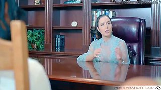 Helena Price Bad Teacher Gets Creampie Facial by Big Black Dick