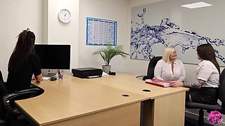Lacey Starr - office lesbain three-way
