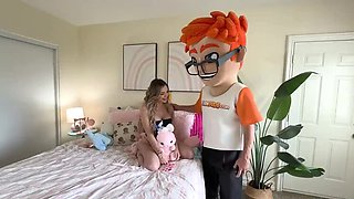 Aspen Woods Doggystyle Pounding with Taboo Cumshot on Small Tits