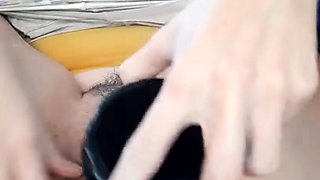 MILF blonde live toys webcam show in shower