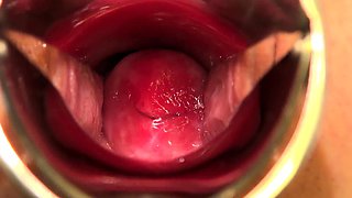 Extreme close up of Japanese teen masturbating Uncensored