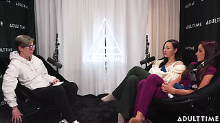 Pornstars Podcast After Lesbian Hookup! Vanna Bardot & Melissa Stratton the Adult Time Podcast