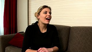 FemaleAgent Big cock delivers creampie present