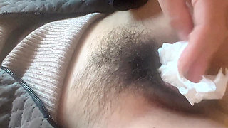 Pissing Pussy Hairy with Tiny Tit Tiny Body Petite Cute Teen