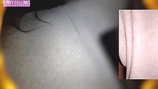 Fragile Heiress Heat as the Natural Rich Beauty Offers Warm Mouth Support Inside a Risky Temporary Booth