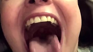Amateur blowjob close up