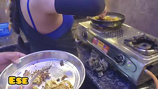 Indian Aunty Sammy Sins Rough Kitchen Fuck - Homemade Doggy Style & Dirty Talk in Hindi