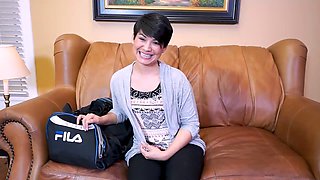 Cum swallowing, interracial, young