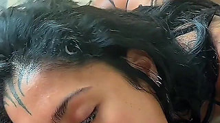 Naked and Horny - Vacation Exotic Rough Sex - Hot Brunette Latina Ready for Hardcore Cowgirl and Doggy Style in POV