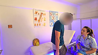 Real UK Nurse Blows Me in Clinic!