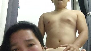 PINAY CHEATING WIFE RECORDED BY HIS LOVER AND LET HIM CUM INSIDE HER WET CHEATING PUSSY