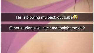 Leaked College Girls Snapchat Compilation Of Hardcore Cheating!