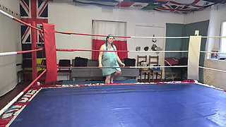 Running Around a Wrestling Ring - Solo Girl