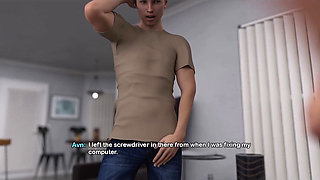 My Bimbo Dream - Brunette Stepmom with Massive Fake Tits Goes to Bed and Starts Masturbates for the First Time in Years