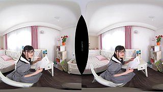 Japanese Student VR Glasses Explodes With POV Ecstasy