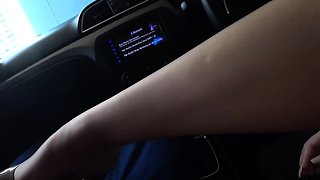 Busty amateur blonde banged in public outdoor