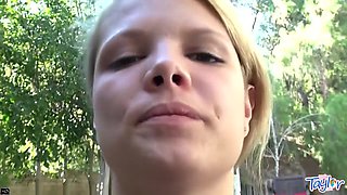 Little Blonde, Taylor Little And Little Taylor - Blonde Playing With A Small Dildo