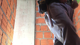 Construction Worker Strikes Again.