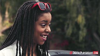 Jessa Rhodes' Outdoor Fetish Sparks Wild Lesbian Black Passion