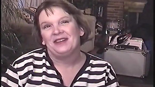 Mature Blonde MILF Takes Thick Cock Deep in Ass