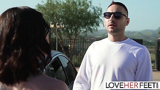 Bedmate's foot fetish dirt