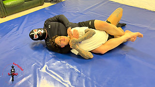 Kourtneyinked Vs Masked Rider - Submission Wrestling Showdown