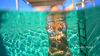 Underwater Anal Ass Lick Face Fuck Cum Eat