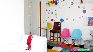 Spank Monster featuring Brooke Beretta's hot brunette babe movie